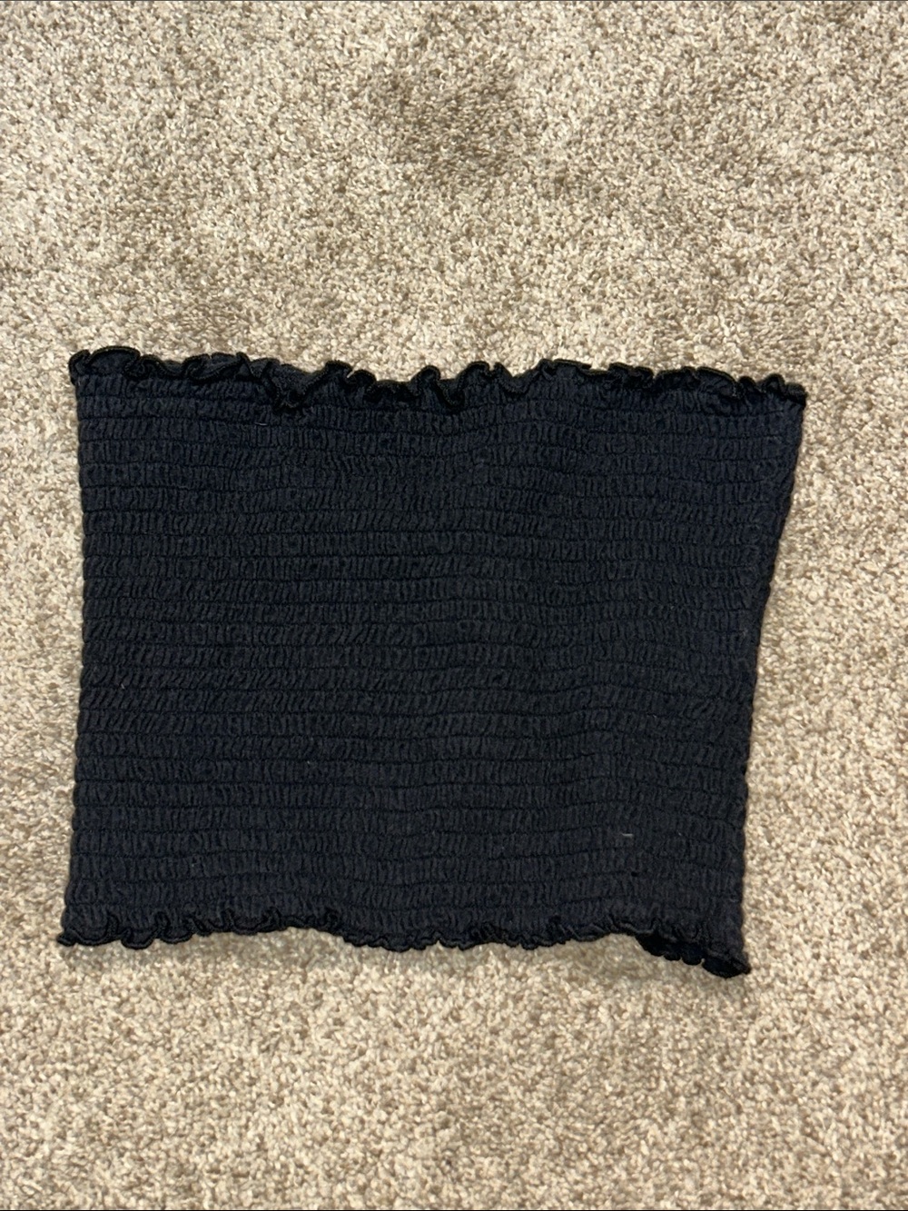 Hollister Black Smocked Tube Skirt - Women